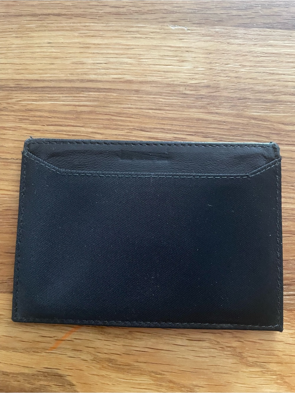 Prada Black Leather Slim Card Case  wallet - Picture 3 of 7